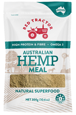 Example of an Australian Hemp meal product (Sourced with permission: Red Tractor Foods)